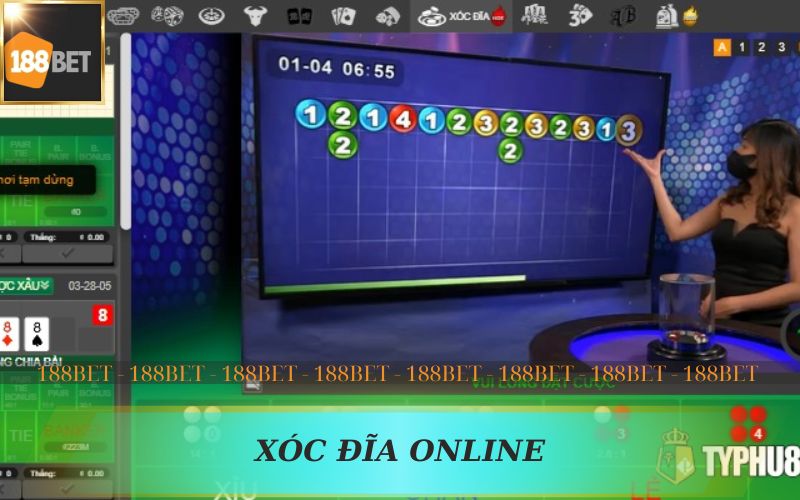 TRẢI NGHIỆM XÓC ĐĨA ONLINE 188BET VỚI DEALER SEXY